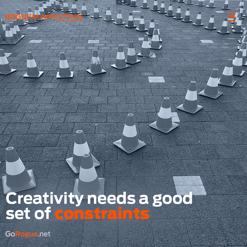 Creativity needs a good set of constraints