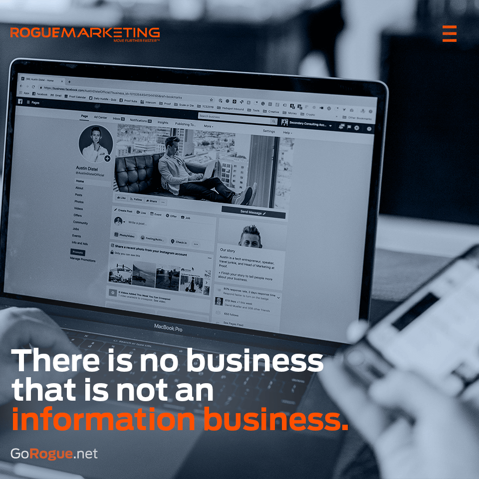 Information is the basis of all businesses