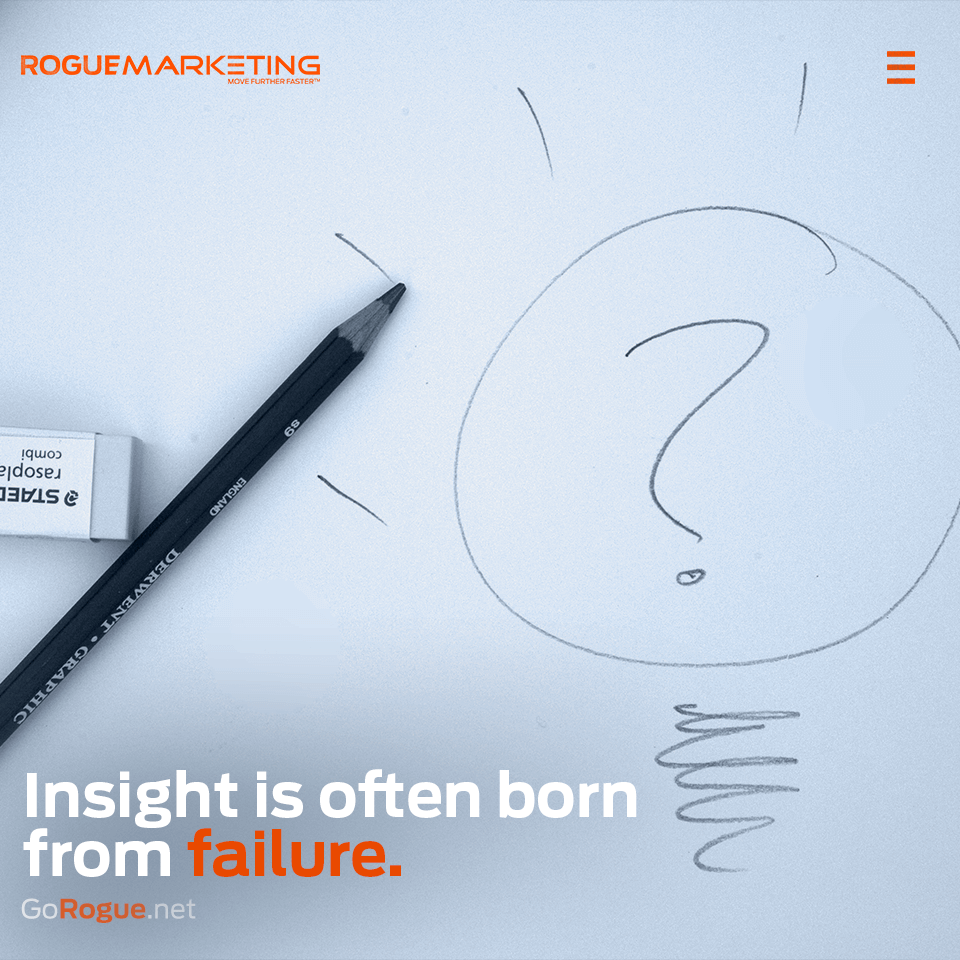 Insight is born from failure